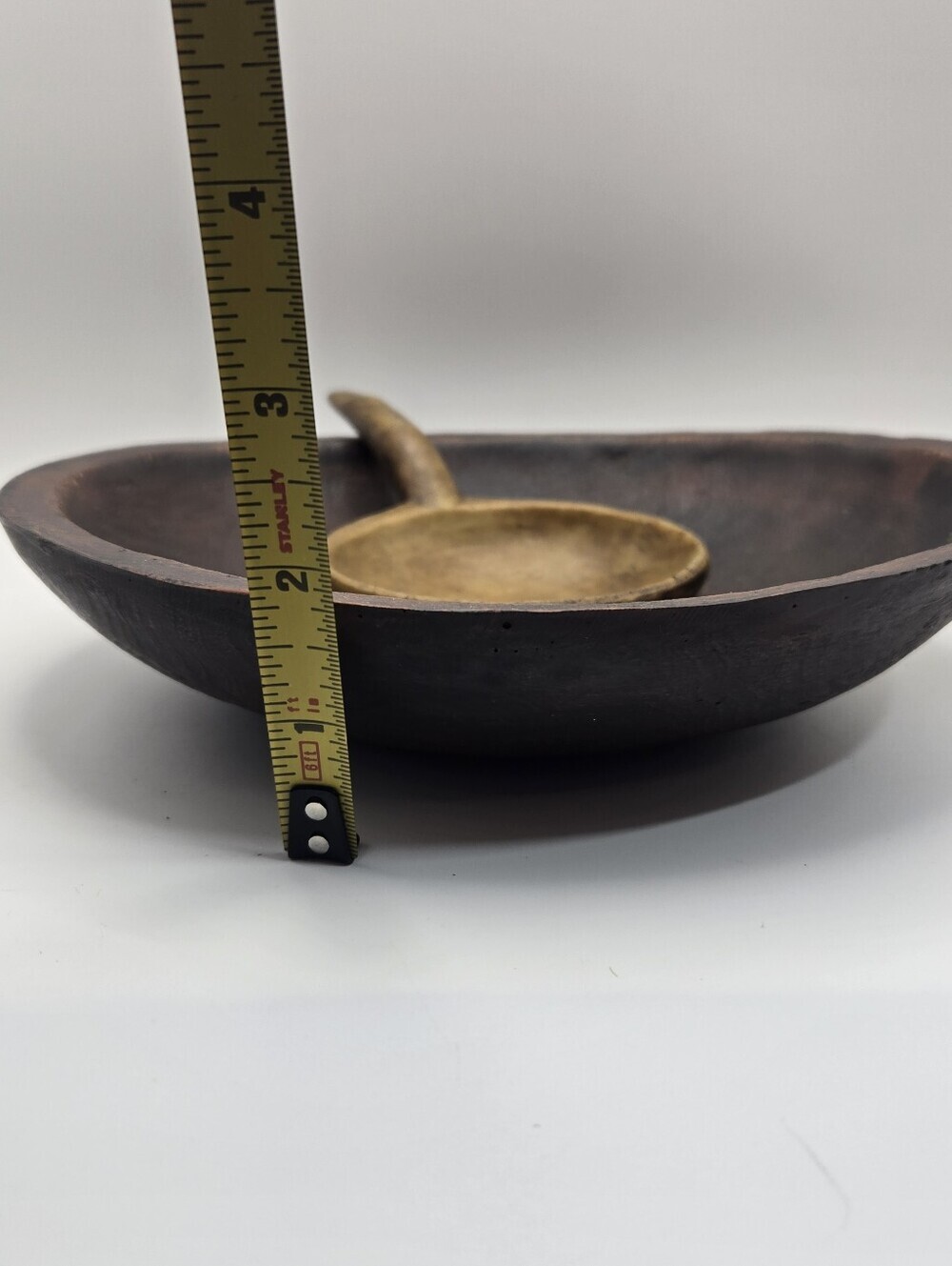 Resin Reproduction of an Early American Bowl And Kitchen Scoop - Picture 2 of 6